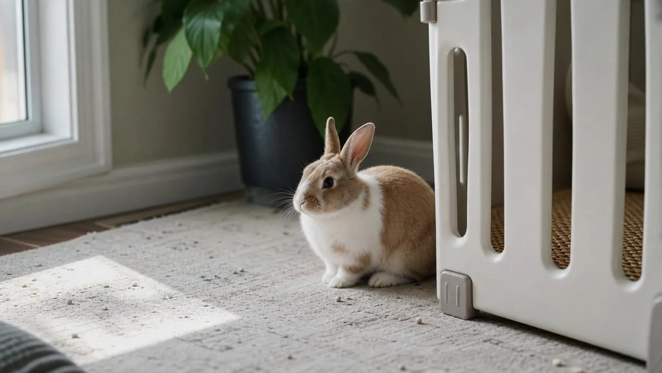 How to Bunny-Proof a Room With a Rabbit Playpen