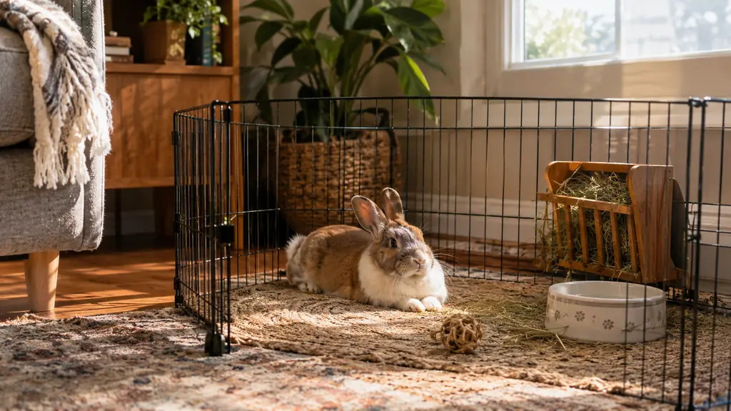 The Playpen That Gave My Rabbit Her Living Room Back